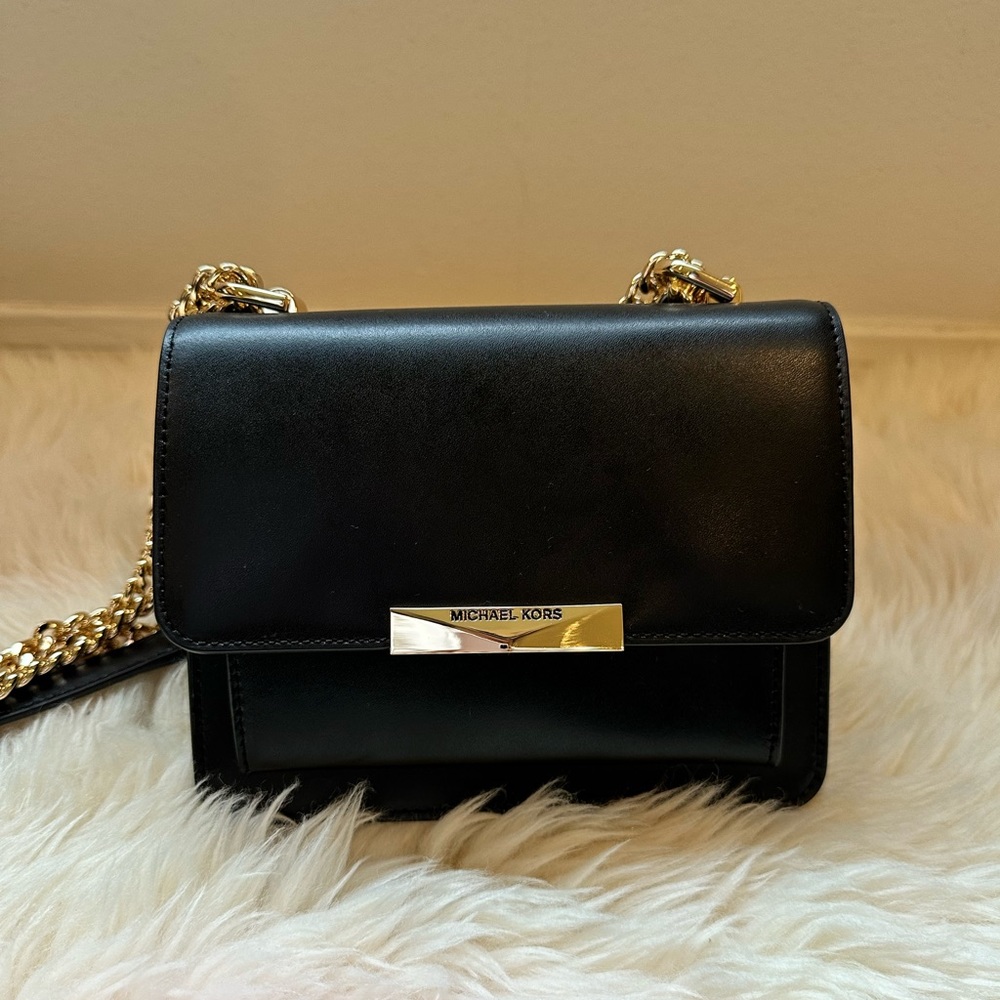 Michael Kors Jade Extra-Small Leather Crossbody
Bag